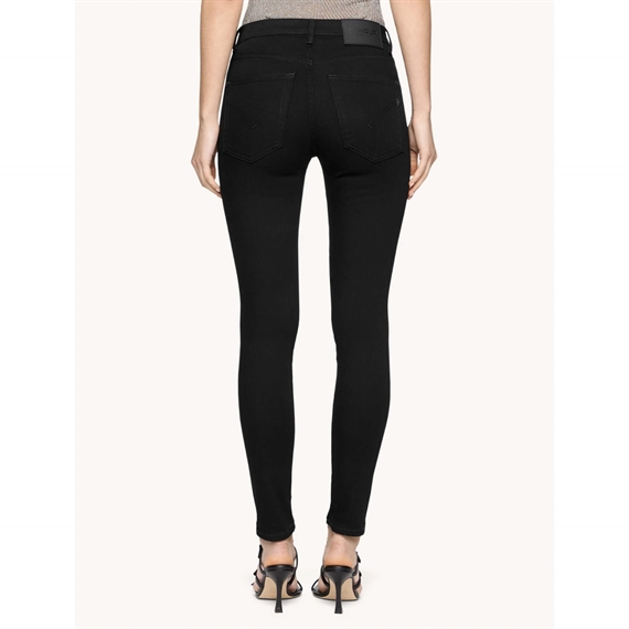Dondup Iris Slim Jeans, Sort